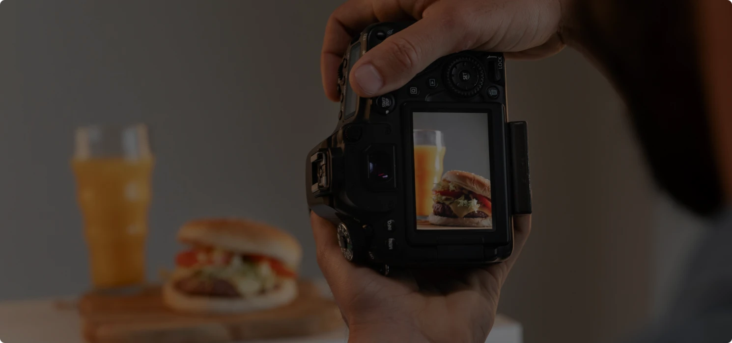 Food photography session